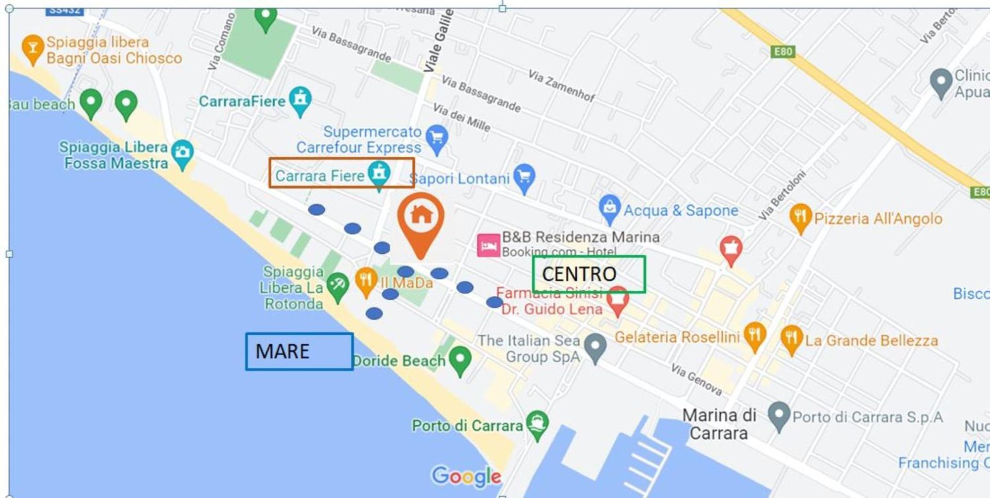 Appartamento Stella Marina A Due Passi Dal Mare E Dal Centro 马瑞纳迪卡拉拉 外观 照片